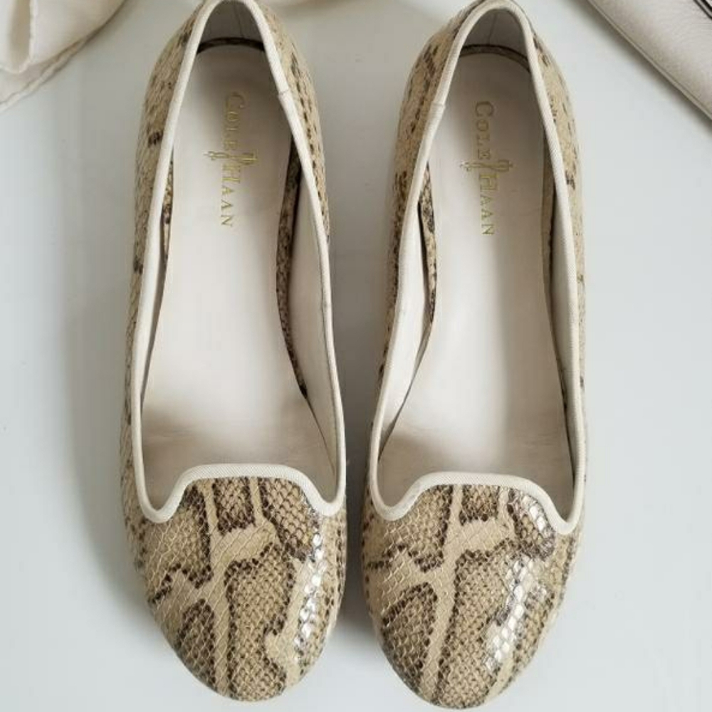 Cole Haan Nike Air Snakeskin Flats